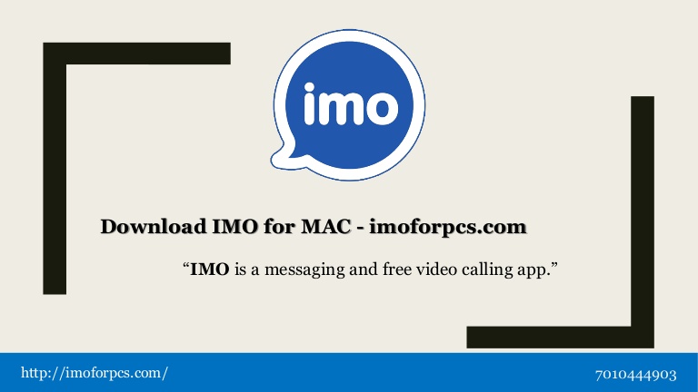 Imo app download for mac